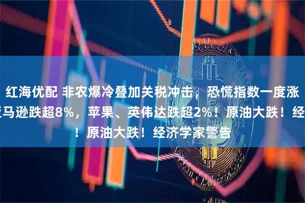 红海优配 非农爆冷叠加关税冲击，恐慌指数一度涨超29%，亚马逊跌超8%，苹果、英伟达跌超2%！原油大跌！经济学家警告