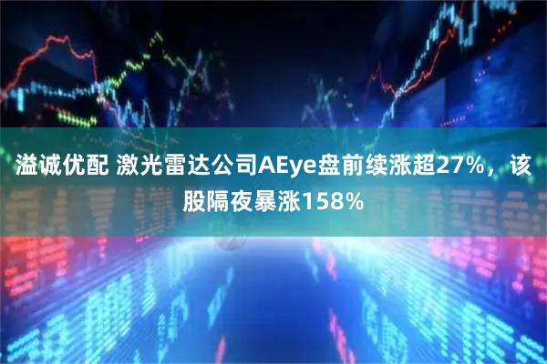 溢诚优配 激光雷达公司AEye盘前续涨超27%，该股隔夜暴涨158%
