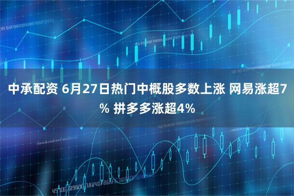 中承配资 6月27日热门中概股多数上涨 网易涨超7% 拼多多涨超4%